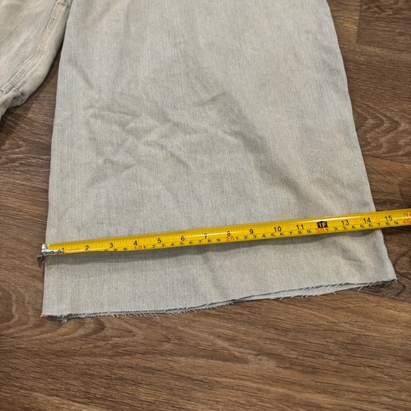 NWOT We The Free Westward Demi Jeans Raw Hem Cropped Denim Women’s 25 - Picture 9 of 9